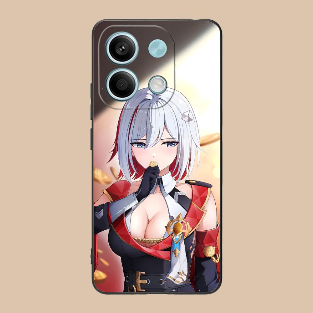 HSR Topaz Matte TPU Mobile Phone Case for Xiaomi 15 14 13 12 Mi 11 T Ultra Lite Pro S X 5G Colorful Printing Cover