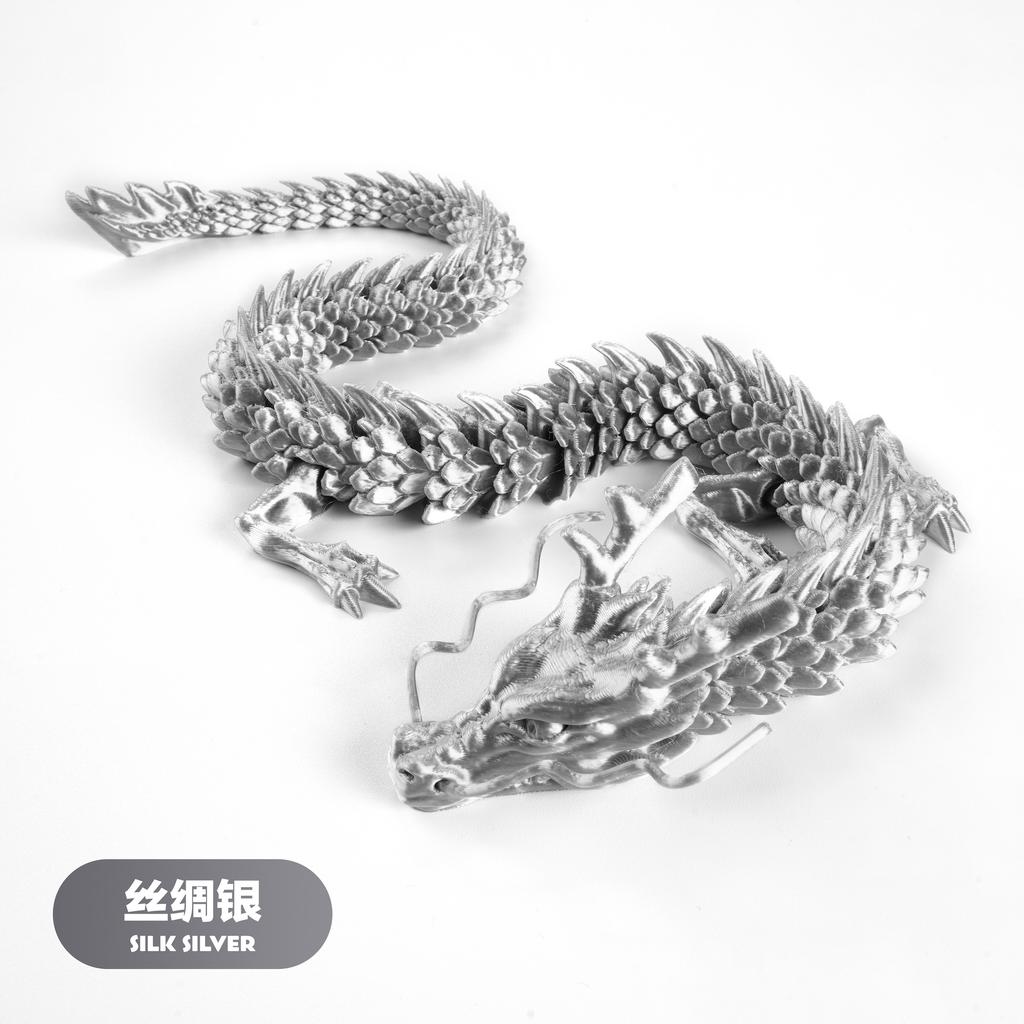 3D Printed Chinese Dragon Shenlong Crafts Ornamentstoy Joint Movable Dragon Model Home Office Decoration Decor La Pasqua Gifts