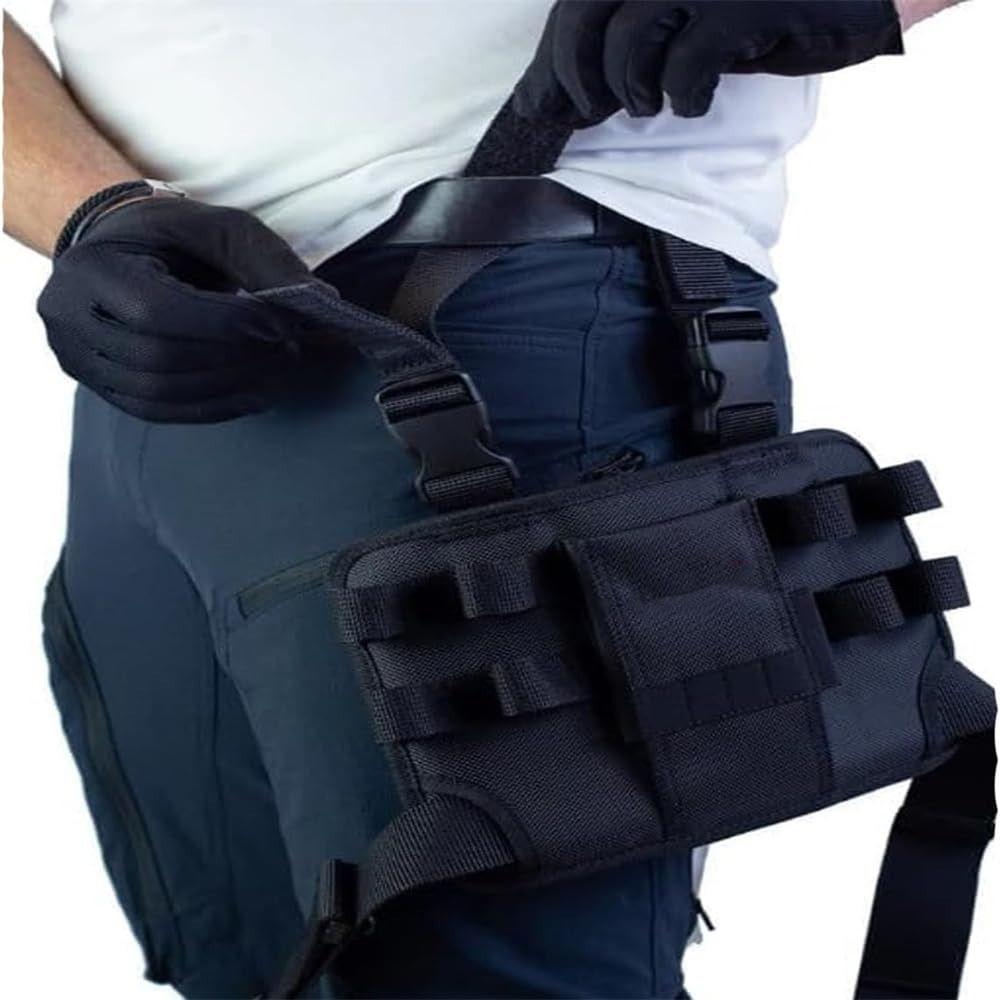 

Heavy-Duty Holster Z Tool Pouch Tool Bag Belt Tool Bag Belt Portable Leg Tool Pouch Handymen чорний