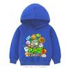 Boys Hoodie Age 4-14 Plants HD Print Zombies Thin Girls Pullover Girls Casual Wear Fall Hoodie Long Sleeve Polyester New Arrivals 2025