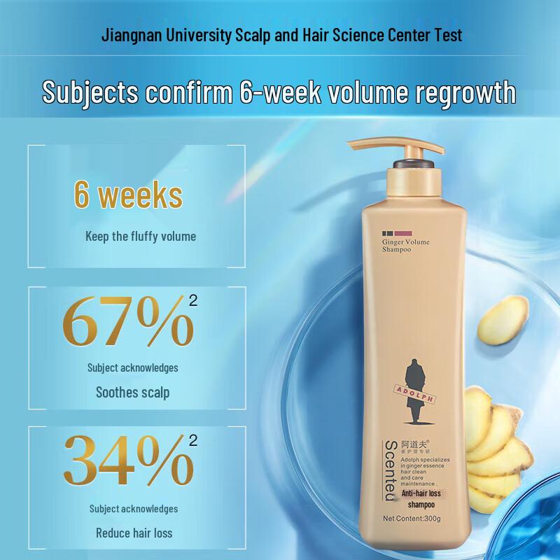 ADOLPH Ginger Anti-Hair Loss & Strengthening Shampoo