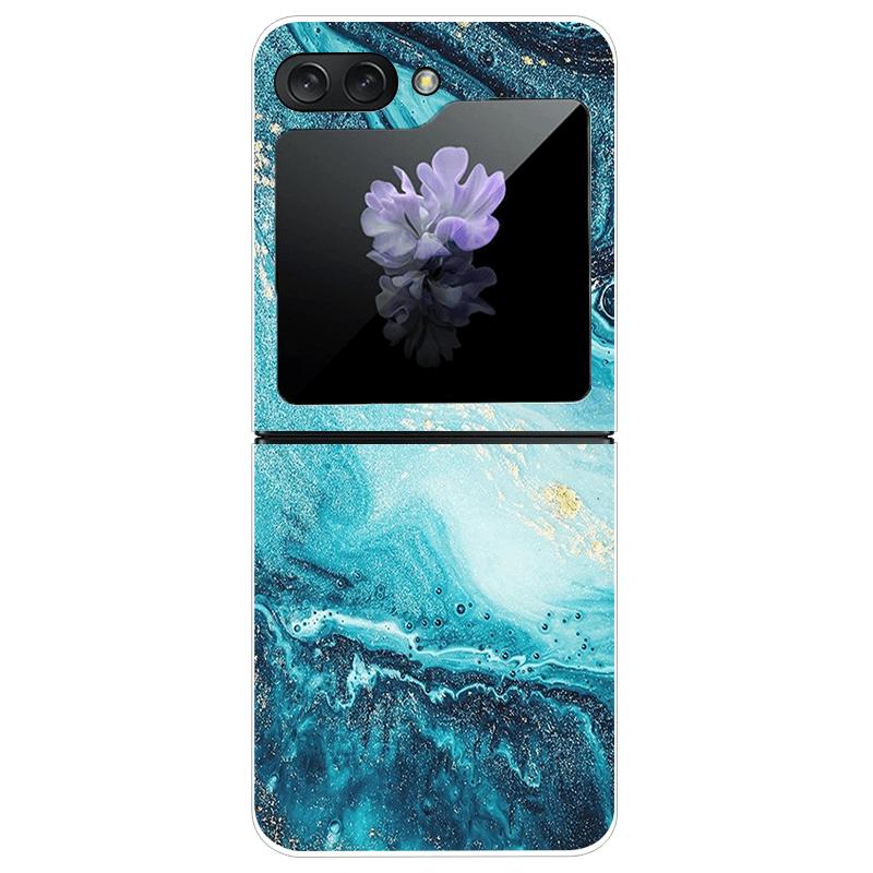 Clear Phone Case For Samsung Galaxy Z Flip7 Fashion Hard PC Silicone Cover For Galaxy Z Flip 7 5G ZFlip7 Transparent Protector