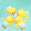 Baby Bath Toys Water Chain Clockwork Bathing Cute Swimming Yellow Duck Toy Toddler Pool Beach Classic Toy For Kids Water Playing