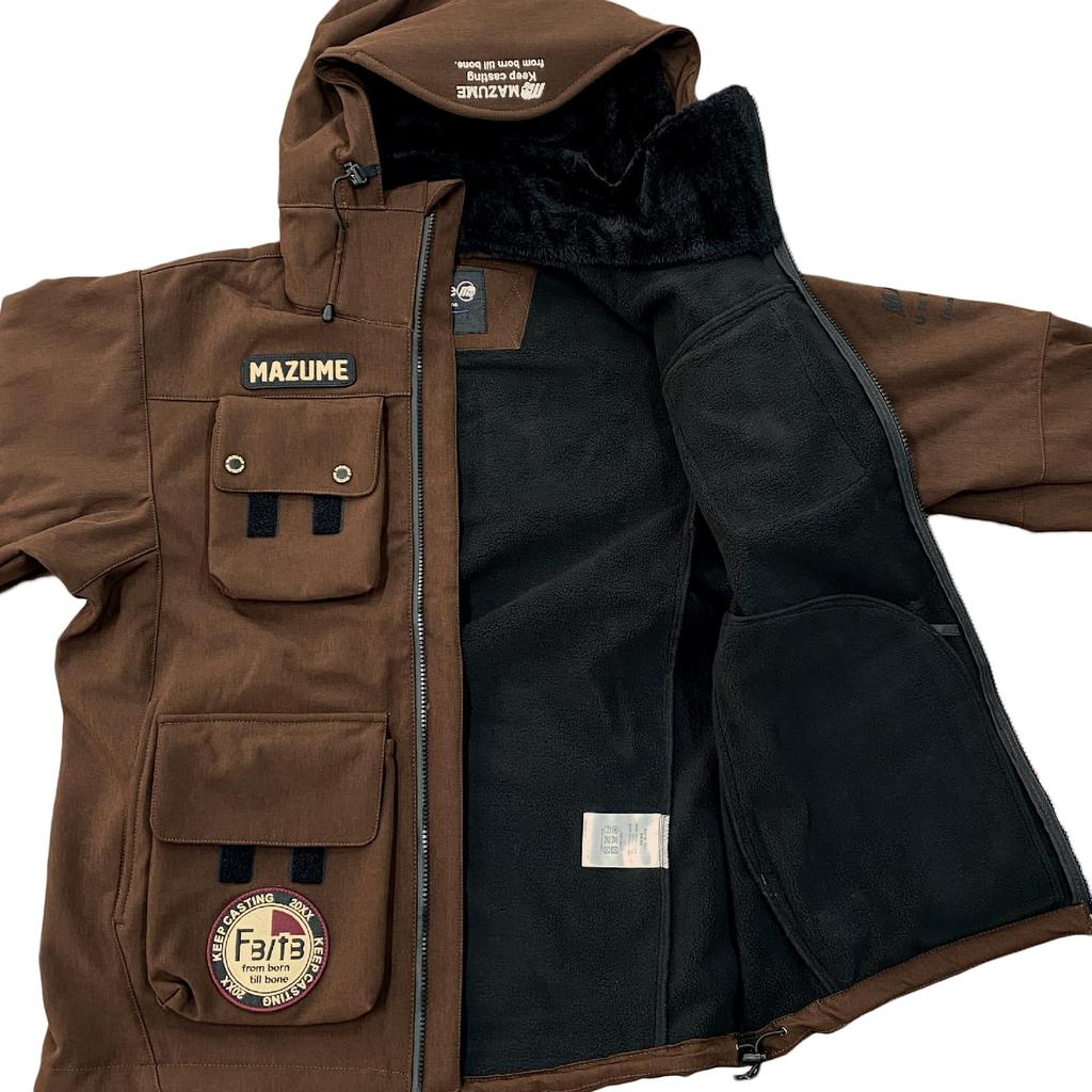 Mazume Wind Cut MP Jacket Brown S MZFW-731-11