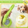 Pet Cat Bath Brush Pet Long Handled Bath Massage Brush For Grooming And Cleaning Fur And Hair