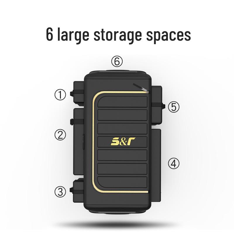 Waterproof Foldable Oxford Cloth Car Trunk Organizer - Large Capacity, Scratch-Resistant Storage Box for Home and Car Use