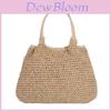 Casual Straw Weave Shoulder Bag For Outdoor Travel And Daily Use