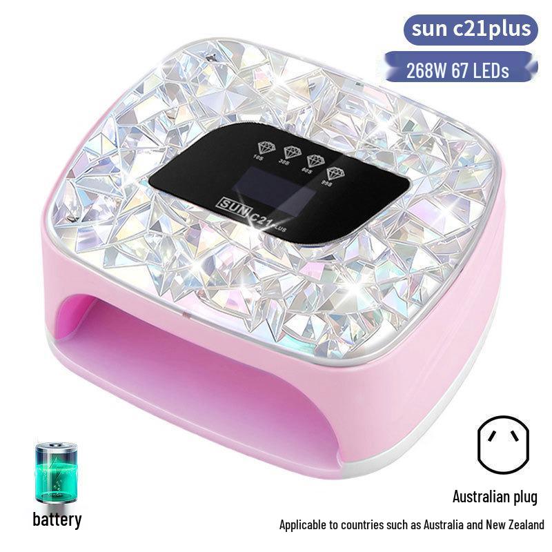 256W High Power UV/LED Dual Light Nail Curing Lamp
