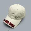 Spring And Summer Hole Wind Letter Embroidery Iron Ring Baseball Cap Men And Women Sunshade Niche Broken Eaves Street Cap