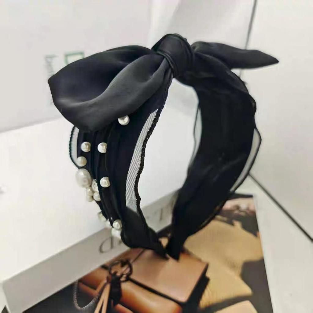 Koreanisches Strass-Tüll-Stirnband: Elegantes, vielseitiges Haaraccessoire für leichten Luxus