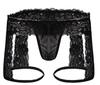 Men's Sexy Lace Jockstrap Boxer Briefs with Straps 1862