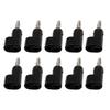 10Pcs Set 4mm Solderless Banana Plug Stackable Open Screw 30V AC‑60V DC Maximum 24A for Electronics Industrial