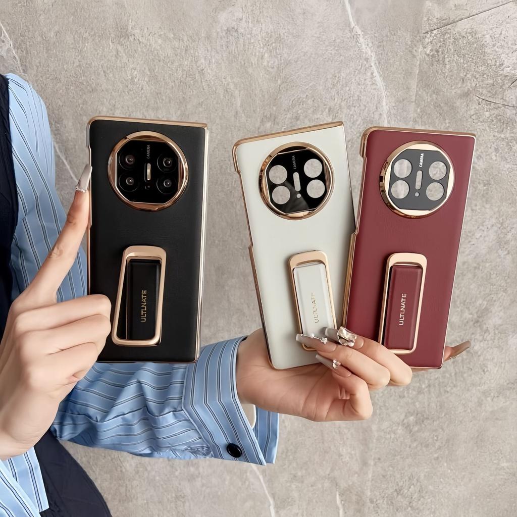 Applicable to Huawei matex1 mobile phone case, wristband bracket x1 lens all-inclusive XT plain leather electroplating x1 anti-drop back case