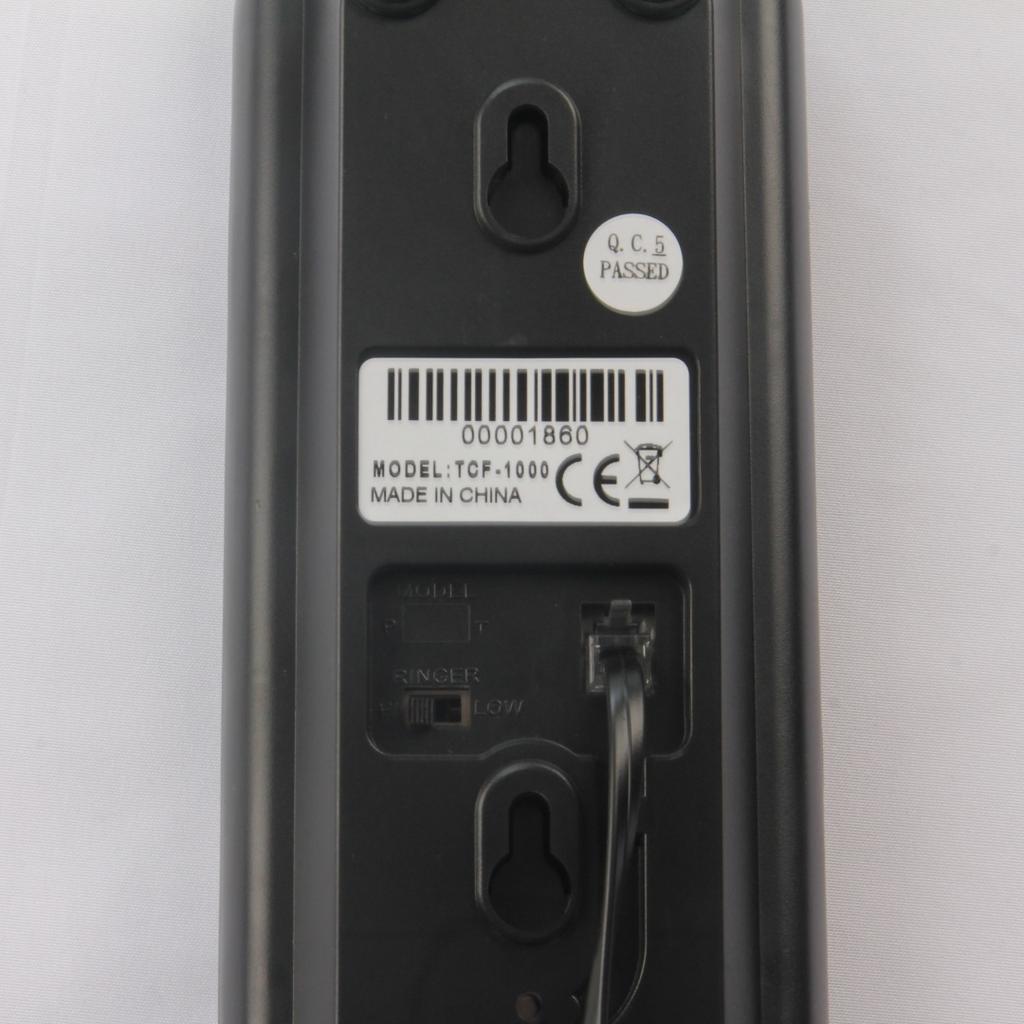 Aiek TCF-1000 Festnetz-Wandtelefon, tragbares Mini-Telefon, zum Aufhängen an der Wand, für Zuhause, Büro, Hotel