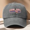 A MenS BUBBA Printed Baseball Cap Vintage And Versatile Suitable for Both Men And Women with an Adjustable Fit Wearable in