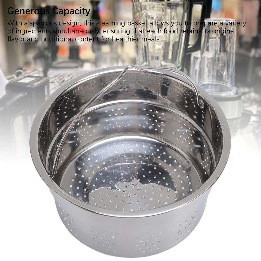 Steaming Pot for TM5 TM6 Food Processor Steaming Basket Stainless Steel Kitchen Tool