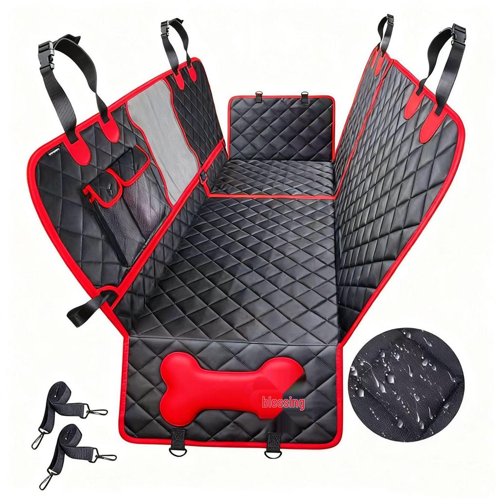Waterproof and Dirt-Resistant Rear Seat Pet Cover and Cushion for Cars