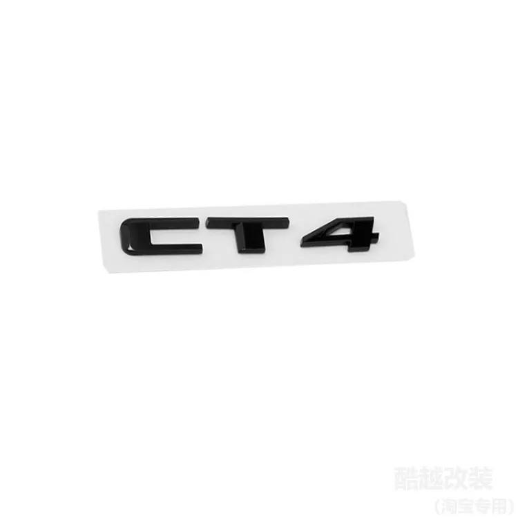 Cadillac XT6 Logo ABS 3D Car Front Grille Emblems Rear Trunk Logo Decals for Emblem Fender Badge Cover Stickers Auto Accessories