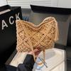 Boho Větrný vak Dámská tkaná taška na mobil Plážová taška přes rameno na dovolenou u moře