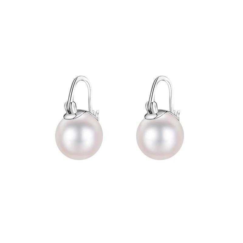 Pearl Earrings Female Light Luxury Wind Fashion Design Simple Pearl Earrings for Women Suitable for Birthday Party Gifts Senior Sense of Earrings