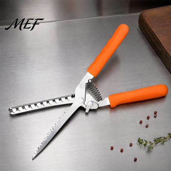 Kitchen Gadget for Ribs Rib Membrane Remover Tool, Stainless Steel Peeler with Grilling Accessories Anti-slip Handle, Manual Meat Preparation