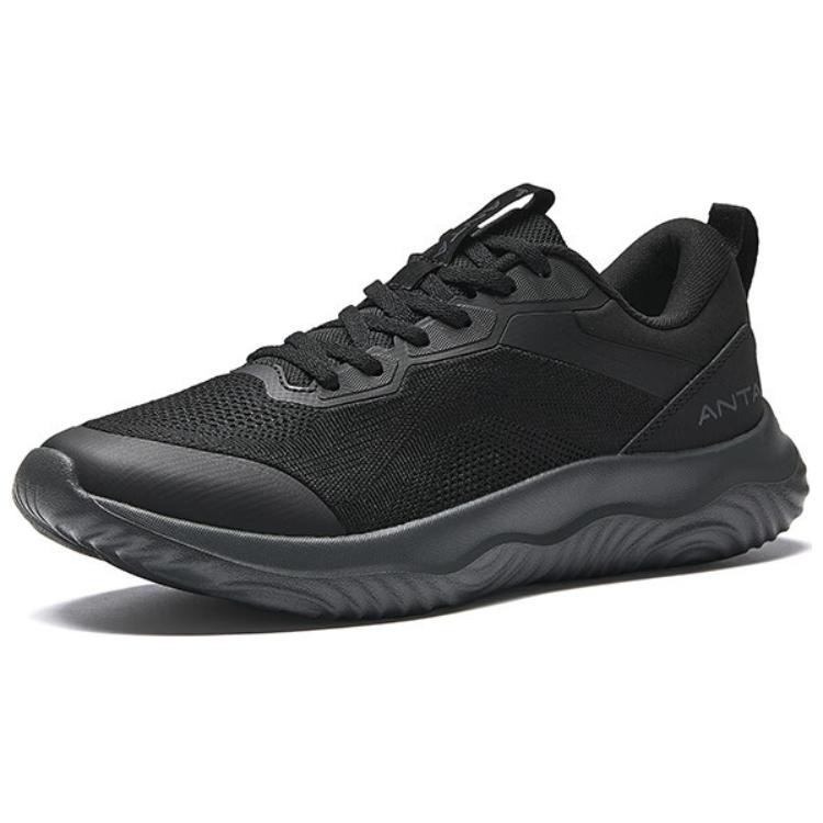 Anta Shunxing Lite Comfortable Trendy Shock Absorbing Durable Low Top Casual Running Shoes Men sneaker Black 112527712-1