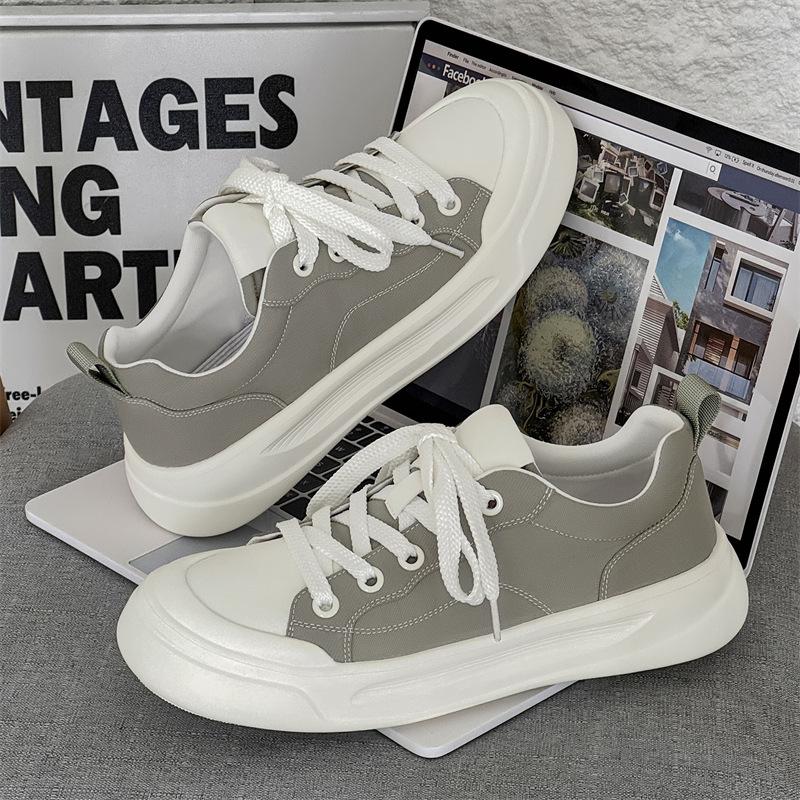 Canvas summer new breathable and lightweight youth flat-bottomed non-slip casual shoes