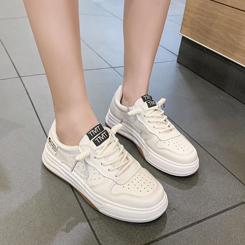 

Fashion 2024 Spring and Autumn New Women s Casual Flat Solid Color Breathable Lace-up Versatile Sports Shoes 40 хаки