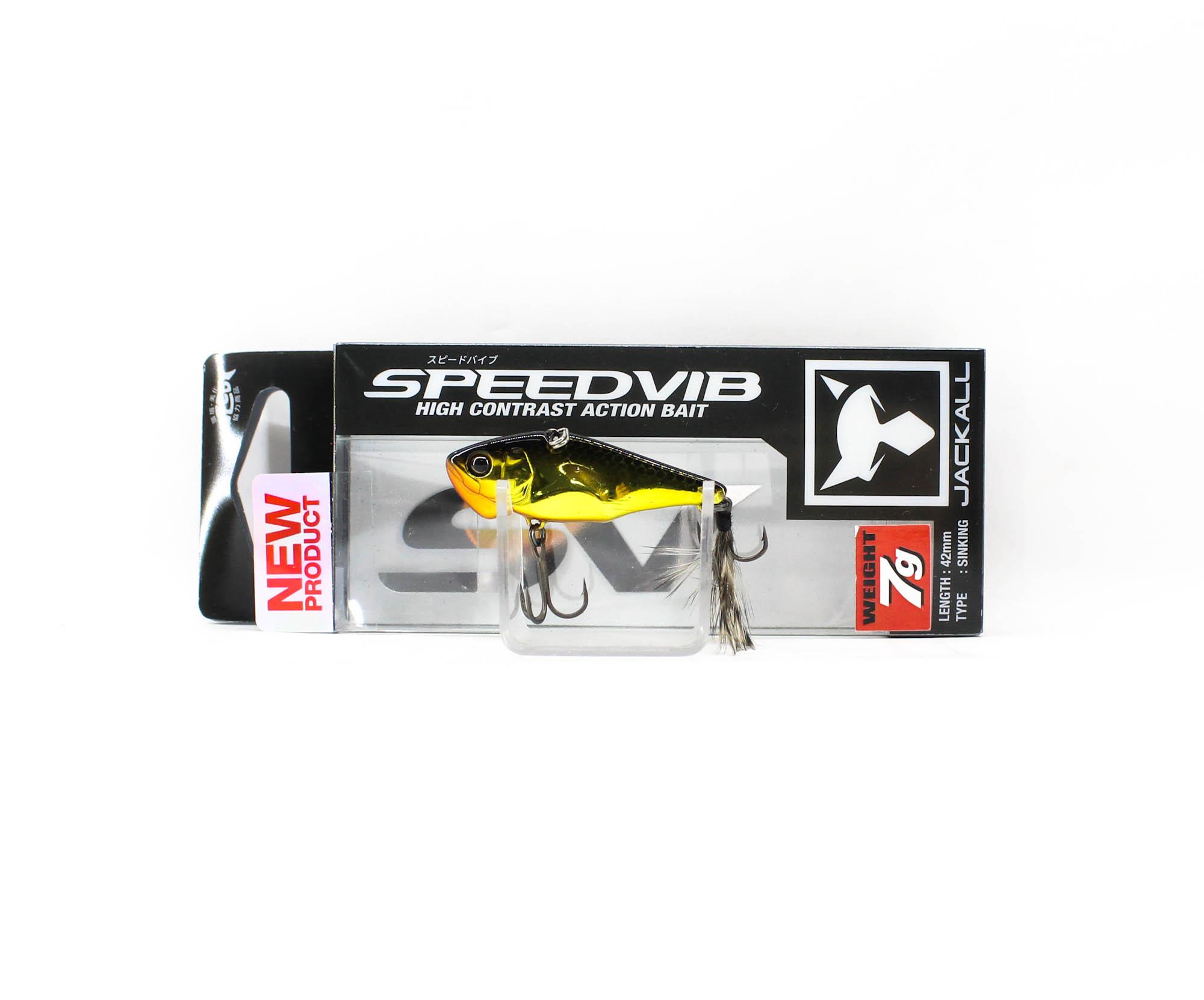 Jackall Speed Vib 7 грамм 42 мм Тонущая приманка Реакционный Золото Черный (6174)