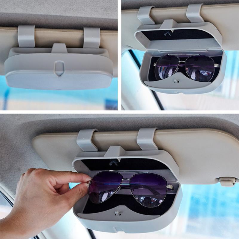 Car Clips for Glasses Sunglasses Clip Frame Sun Visor Storage Multi-function Card Creative Car Interior Supplies Car Glasses Case