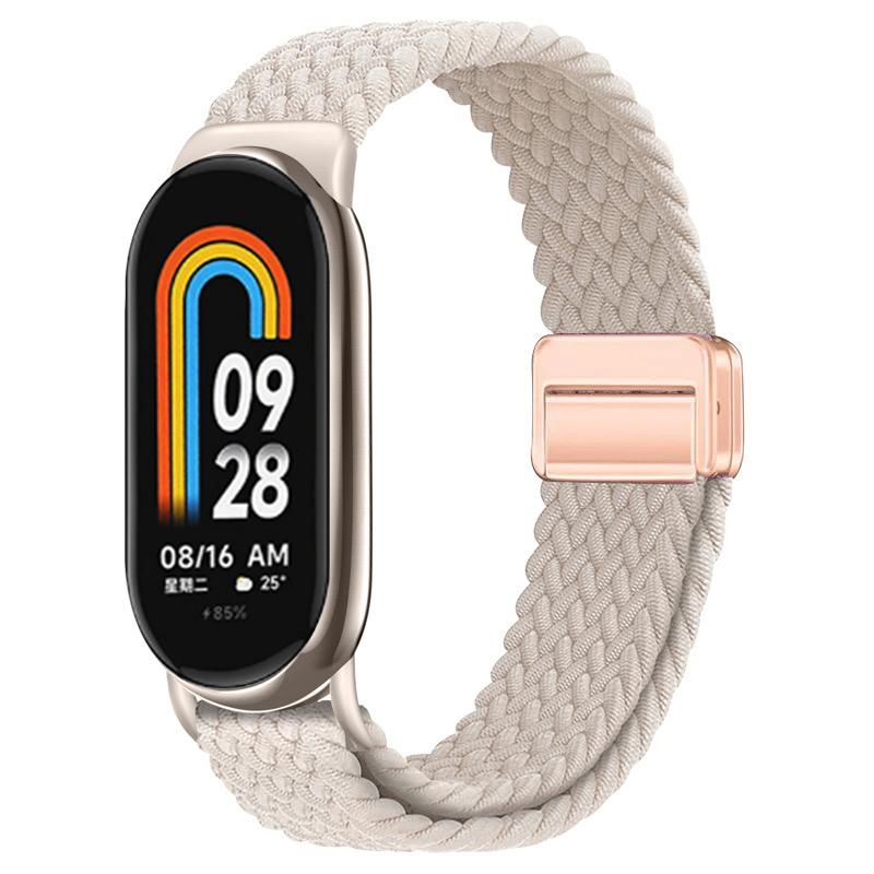 For Xiaomi Mi Band 10 strap Accessories breathable nylon Magnetic Braided Bracelet belt pulseira correas for Xiaomi Mi band 9 8