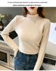 2025 Autumn/Winter Women's German Velvet Thermal Double-Sided Fleece Turtleneck Base Layer Top
