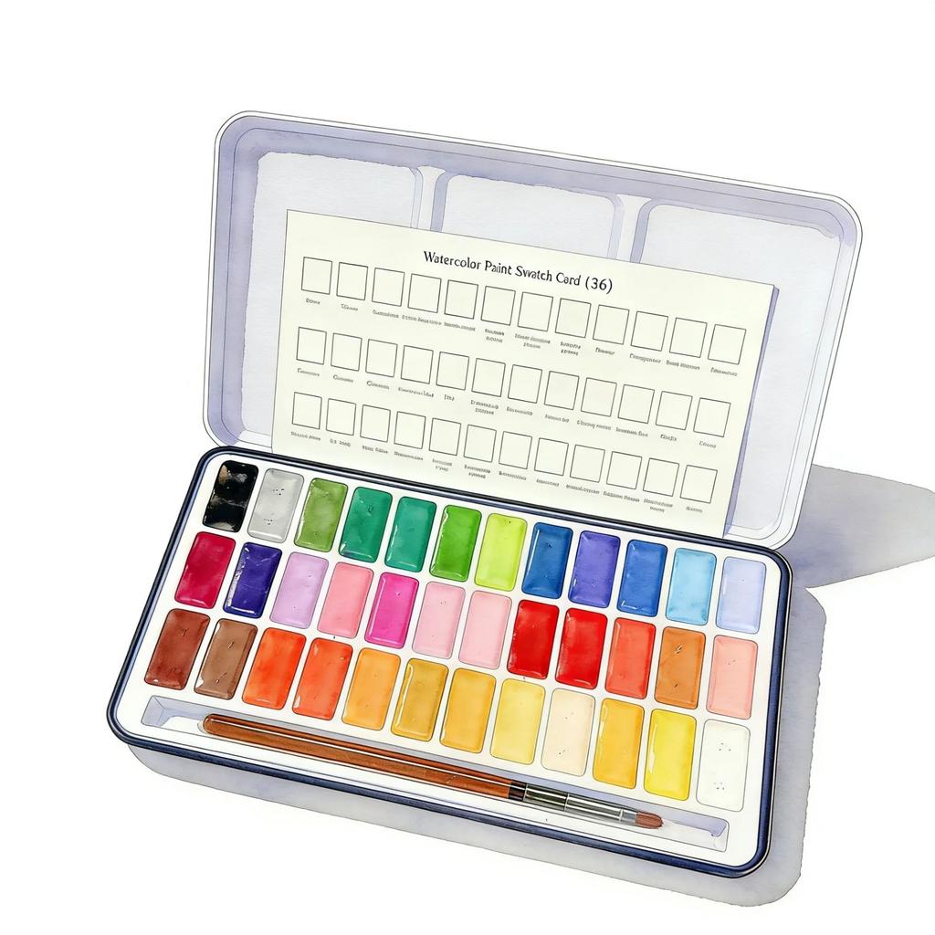 Professional Painting Watercolor Pigment Set, High-Quality Art Tools with Vibrant Paints And Brushes, Perfect for Party Gifts