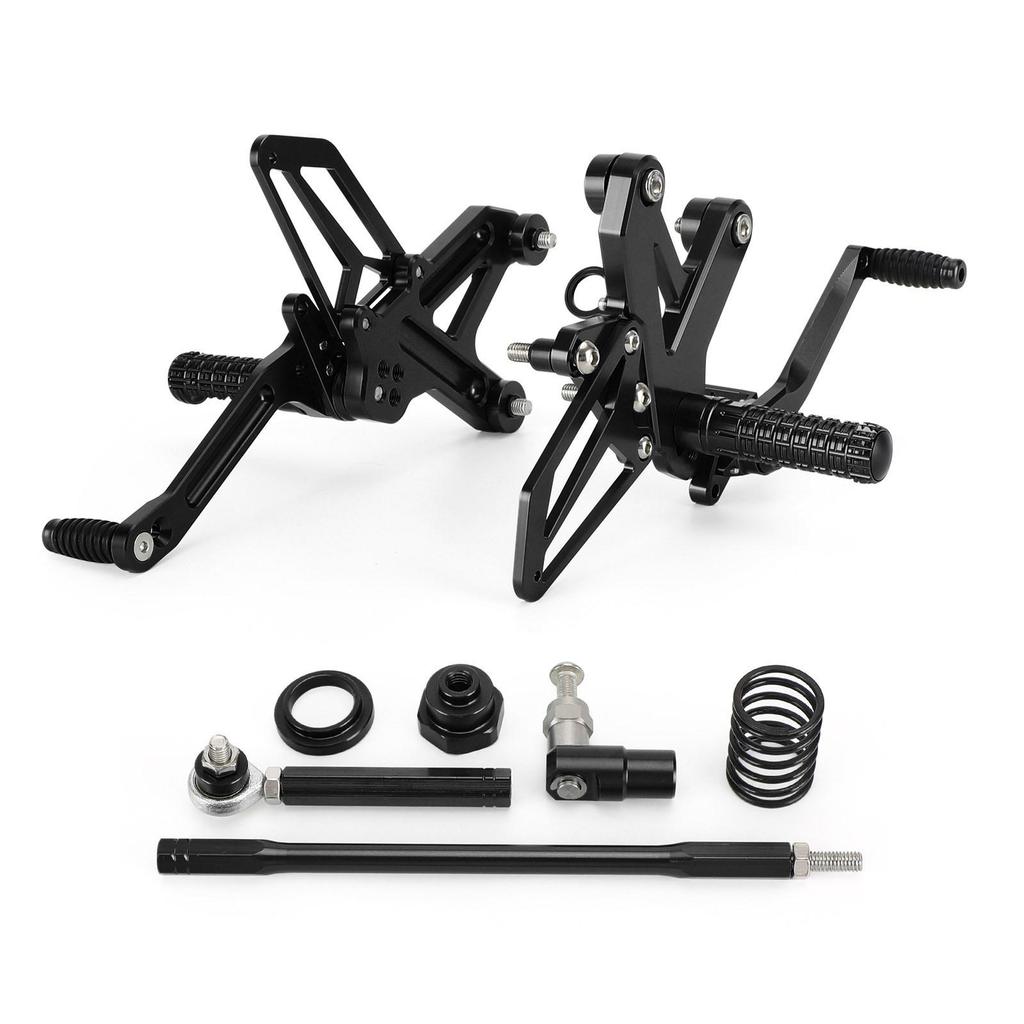 Artudatech Aluminum Rear Sets Footpegs Footrest For Kawasaki Ninja ZX-25R ZX25R 2020-2021