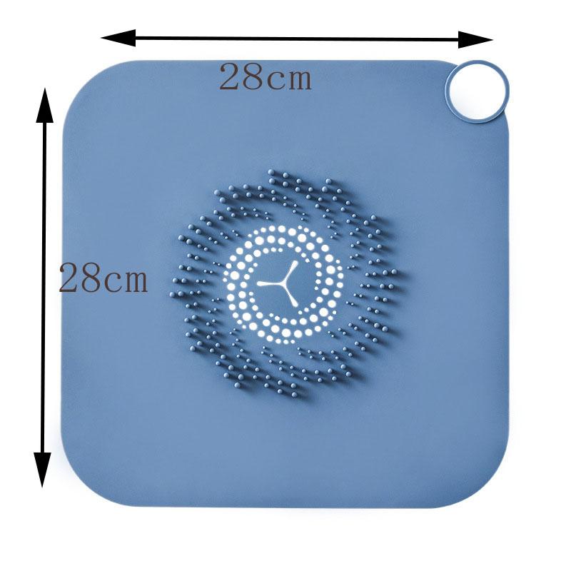 Sewer Odor Control Cover Household Silicone Bathroom Floor Drain Seal Plug Bathroom Anti-Hair Filter Cover Floor Drain Cover