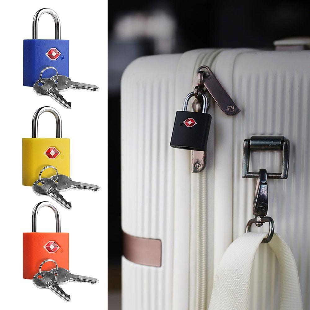 Zinc Alloy Luggage Lock Mini Security Padlock Portable Cabinet Lock for Travel
