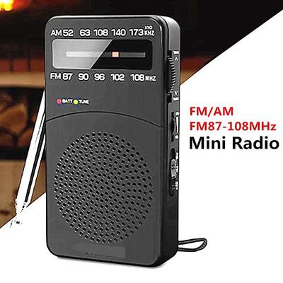 Mini FM/AM FM87-108MHz Tragbares Taschenradio Digitaler Radioempfänger MP3-Musik-Player Radios oder Outdoor-Wettervorhersage