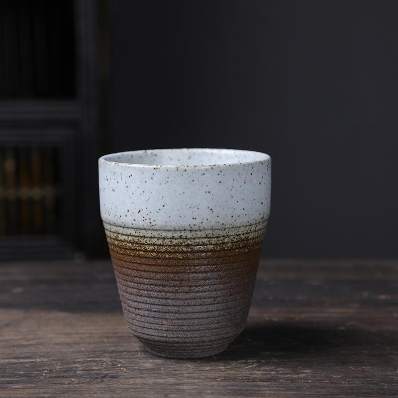 Ceramic Master Cup Kung Fu Teacup Retro Ceramic Cup Outdoor Camping Cup Household Coarse Pottery Tea Cup