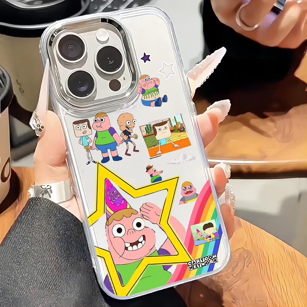 Funny C-Clarence Phone Case for Samsung Galaxy S25 S24 S23 S22 S21 S20 Note20 FE Ultra Edge Plus 4G 5G Transparent Soft Cover