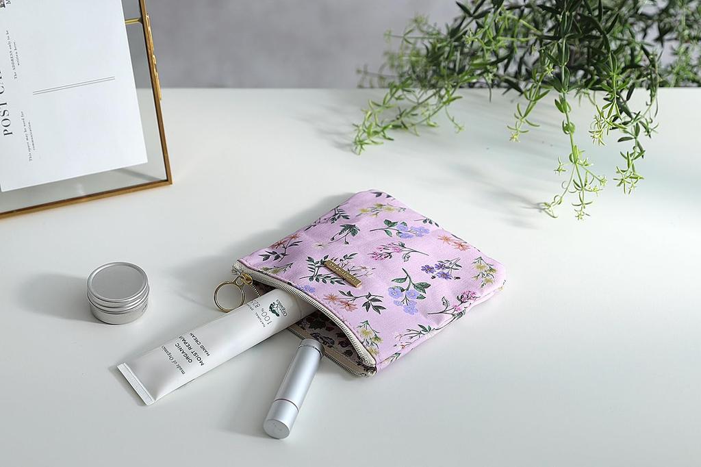 DDintex FLORET LONDON 13 X 2-Side Pouch, Annie, Lavender, 13.5cm [Liberty Print]