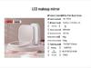 LED Foldable Double-Sided Makeup Mirror with USB Charging
