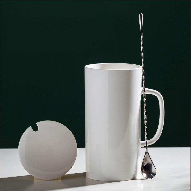 Large Capacity 1200ml Ceramic Coffee Mug with Handle Extra Big Jumbo Tea Water Cup for Office and Home Drinking Glass Beer Mug