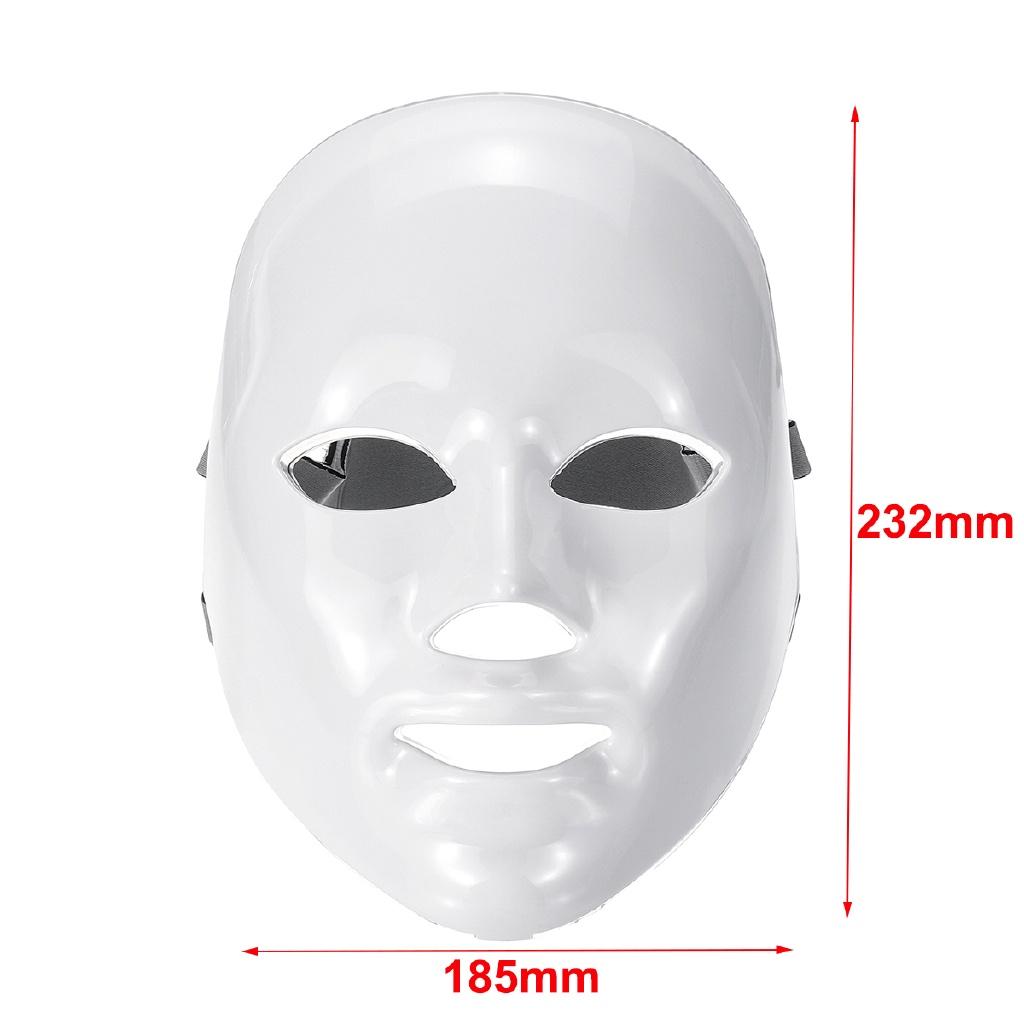 110V-220V Rejuvenation Whitening Facial Beauty Mask Skin 7 Color Light Treatment LED Light Photon Therapy Mask Skin Care Tools