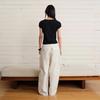 GREEN BELT Women's Loose Wide-Leg Cargo Pants