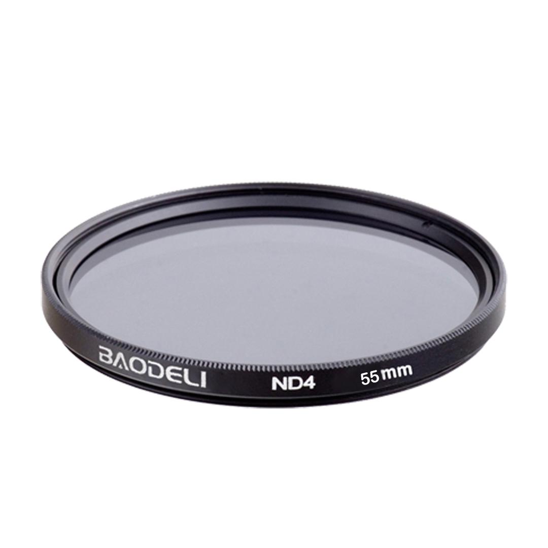 

Фильтр BAODELI Nd Фильтр 2 4 8 для камеры Canon Nikon Sony размер 49 52 55 58 62 67 72 77 82 мм ND4 55mm