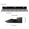 Wall-Mounted Cable Hanger Organizer 20 Slots Studio Storage Holder Cable Organizer for Guitar/Euro Rack/Computer Music Cables