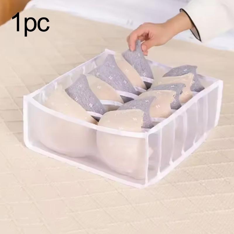 1/3pcs-Underwear Drawer Organizer Storage Box Foldable Closet Organizers Drawer Divider Storage Boxes For Underpants Socks Bra