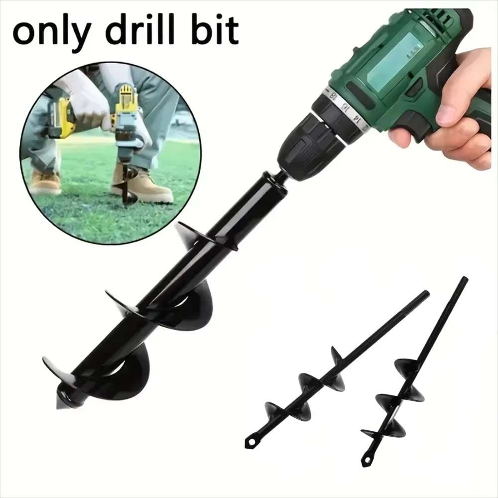 Planting Hole Digger Tool Garden Auger Spiral Drill Bit Spiral Hole Drill Bit Cultivation Planting
