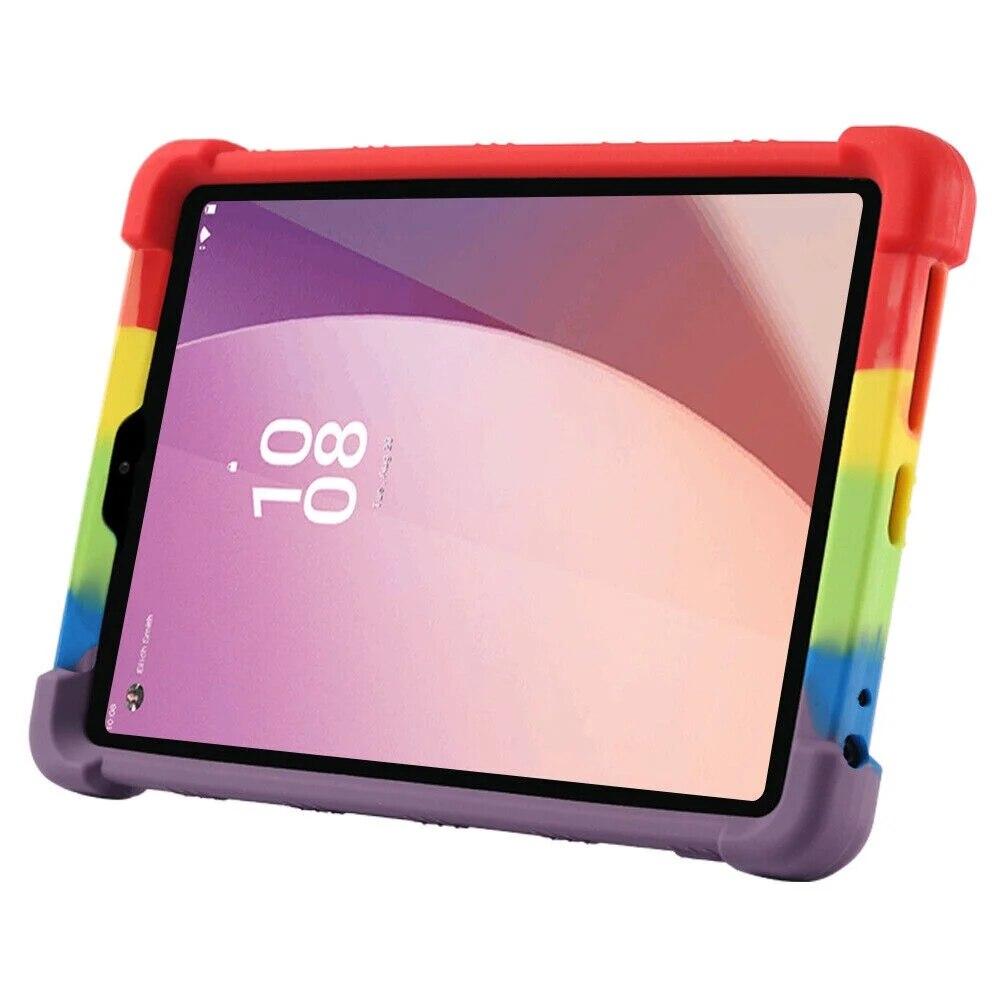 For Tab M8 4th Gen TB-300FU/XU Shockproof Kid Soft Silicone Stand Case Cover For Lenovo Tab M9 HD TB-310FU/XU9 9.0