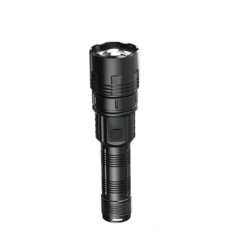 Waterproof Outdoor Telescopic Focus Flashlight with Digital Power Display 90/50